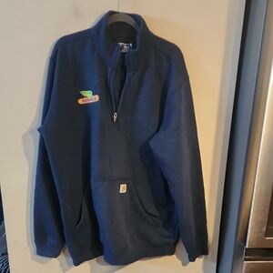 Carhartt Men's Navy Zip-Up Sweater